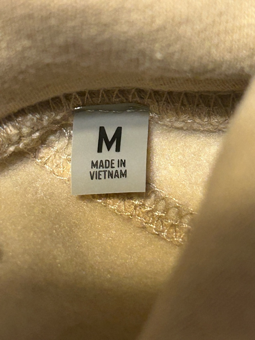 Fear Of God Essentials Hoodie Sand 192bt222054f Size Medium - Picture 4 of 8